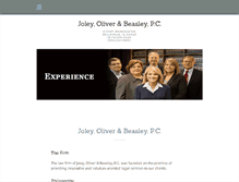 Tablet Screenshot of joleylaw.com